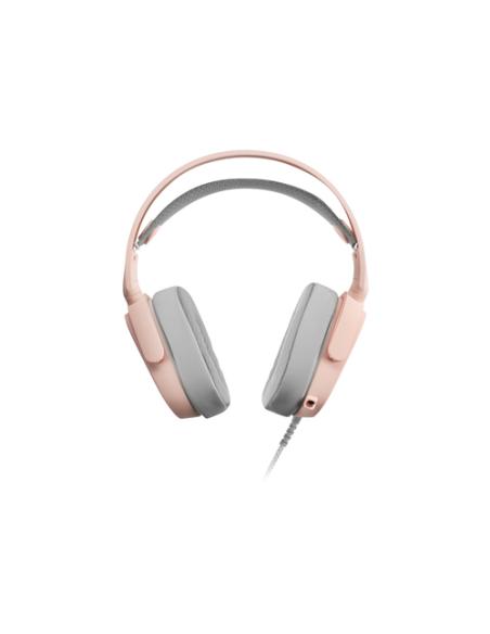 Mars Gaming MHAX Rosa, Auriculares Gaming RGB, Micrófono Extraíble, HiFi, Compatibilidad Multiplataforma