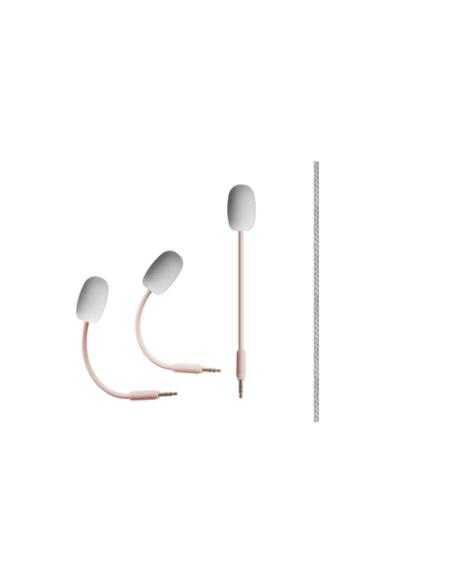 Mars Gaming MHAX Rosa, Auriculares Gaming RGB, Micrófono Extraíble, HiFi, Compatibilidad Multiplataforma