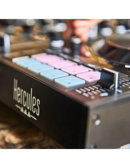 Hercules Inpulse 500 DVS (Sistema de vinilo digital) para scratch digital Negro