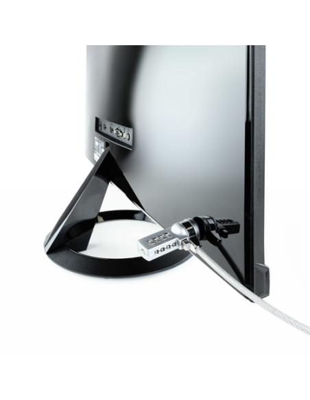 TooQ TQCLKC0015 cable antirrobo Plata 1,5 m
