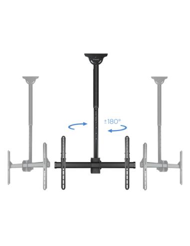 TooQ LPCE1170TSLI-B soporte para pantalla de señalización 177,8 cm (70") Negro
