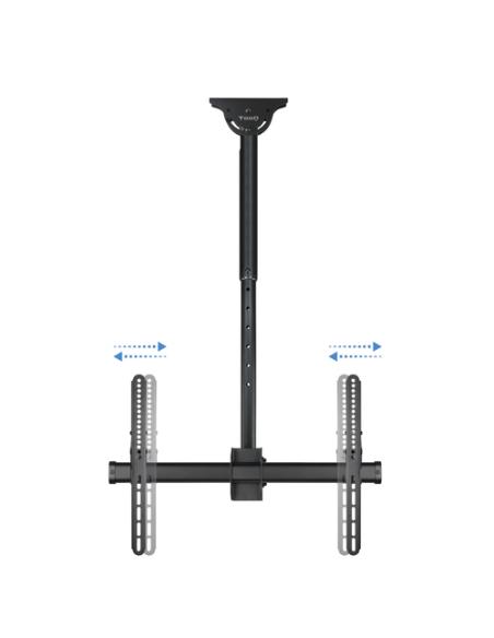 TooQ LPCE1170TSLI-B soporte para pantalla de señalización 177,8 cm (70") Negro