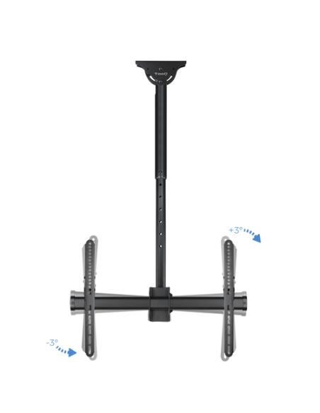 TooQ LPCE1170TSLI-B soporte para pantalla de señalización 177,8 cm (70") Negro