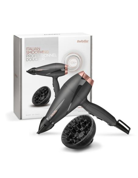 BaByliss Smooth Pro 2100 secador 2100 W Negro, Oro rosado