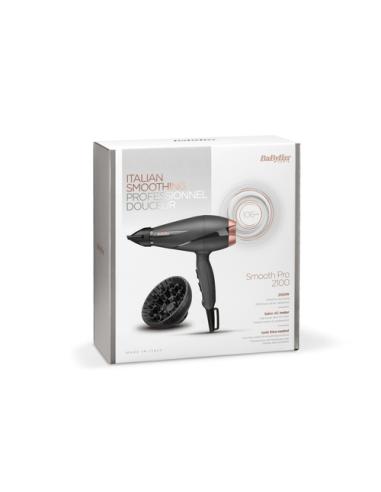 BaByliss Smooth Pro 2100 secador 2100 W Negro, Oro rosado