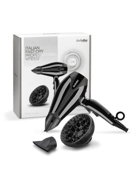BaByliss Compact Pro 2400 secador 2400 W Negro