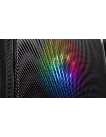 Mars Gaming MCZ, Caja PC Compacta Premium, MicroATX, Panel + Frontal Mesh, Negro