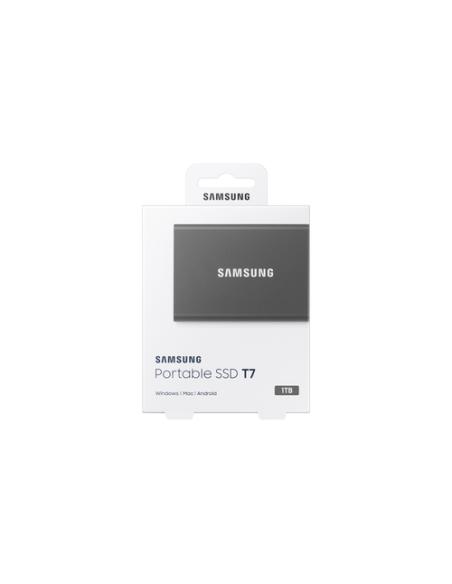 Samsung Portable SSD T7 1 TB USB Tipo C 3.2 Gen 2 (3.1 Gen 2) Gris