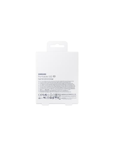 Samsung Portable SSD T7 2 TB USB Tipo C 3.2 Gen 2 (3.1 Gen 2) Azul