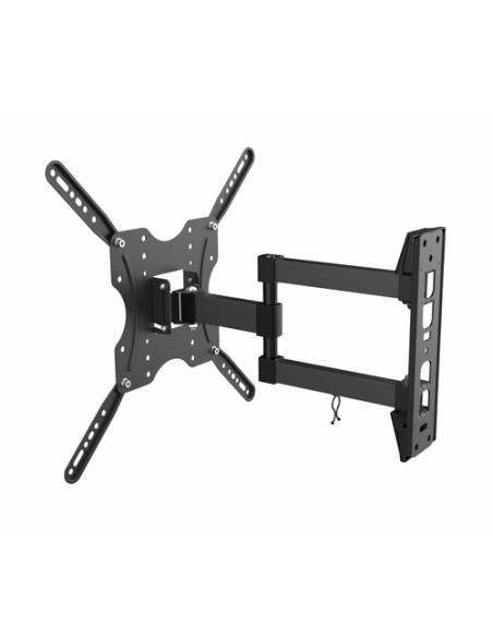 AISENS Soporte ECO giratorio, inclinable para monitor/TV 30kg (3 Pivotes) de 32-55, Negro