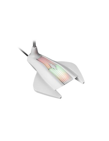 Mars Gaming MMICX, Micrófono Estudio Profesional LED, Mute, USB+Jack 3.5mm, Negro