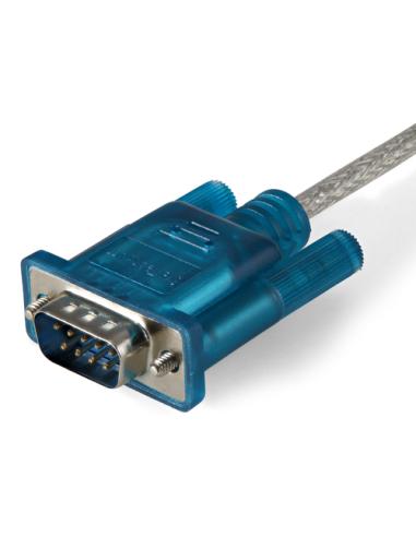 StarTech.com Cable Adaptador 0,9m USB a Puerto Serie Serial RS232 DB9 PC Mac Linux