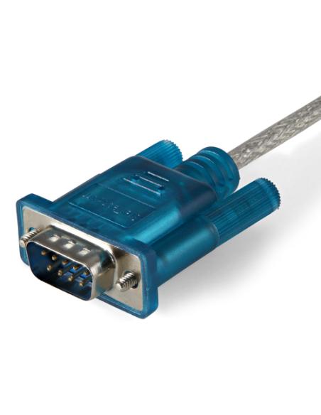 StarTech.com Cable Adaptador 0,9m USB a Puerto Serie Serial RS232 DB9 PC Mac Linux