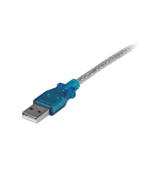 StarTech.com Cable Adaptador USB a Serie RS232 de 1 Puerto Serial DB9 - Macho a Macho