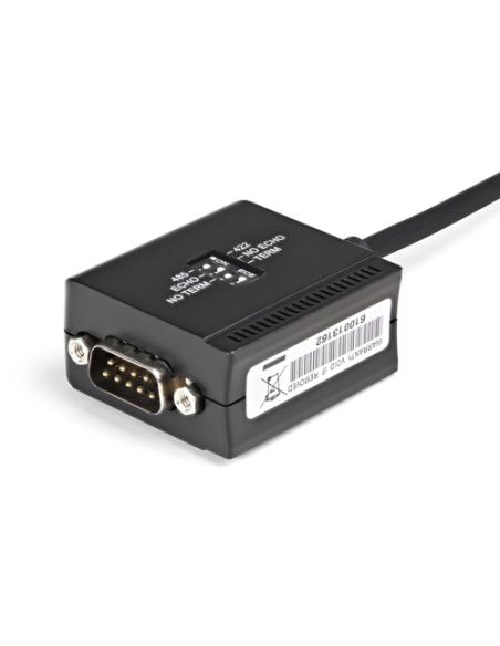 StarTech.com Cable 1,8m USB a Puerto Serie Serial RS422 y 485 DB9 con Retención Puerto COM