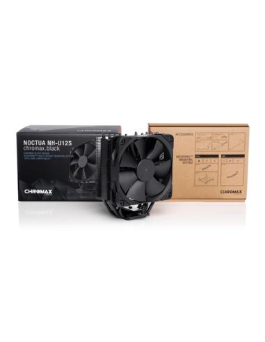Noctua NH-U12S chromax.black Procesador Enfriador 12 cm Negro