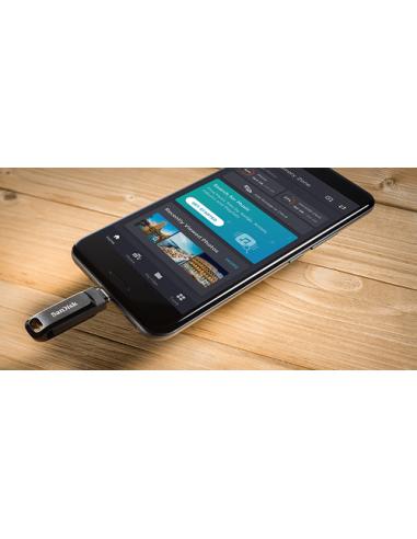 SanDisk Ultra Dual Drive Go unidad flash USB 32 GB USB Type-A / USB Type-C 3.2 Gen 1 (3.1 Gen 1) Negro
