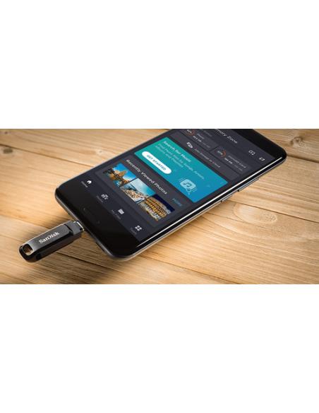 SanDisk Ultra Dual Drive Go unidad flash USB 32 GB USB Type-A / USB Type-C 3.2 Gen 1 (3.1 Gen 1) Negro