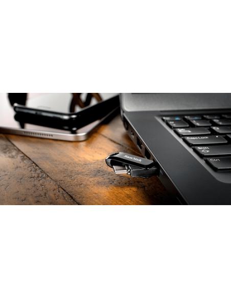 SanDisk Ultra Dual Drive Go unidad flash USB 32 GB USB Type-A / USB Type-C 3.2 Gen 1 (3.1 Gen 1) Negro
