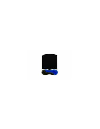 Alfombrilla Kensington reposamuñecas gel duo azul gris 62401