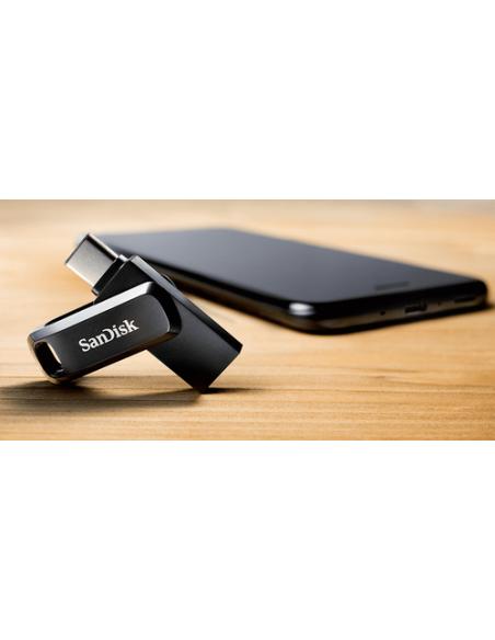 SanDisk Ultra Dual Drive Go unidad flash USB 256 GB USB Type-A / USB Type-C 3.2 Gen 1 (3.1 Gen 1) Negro