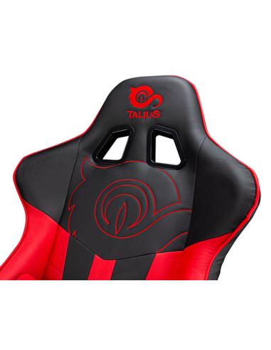 TALIUS Silla Viper Gaming Black/Red, 4D, Butterfly, Base Metal, Ruedas 60mm Nylon, Gas Clase 4