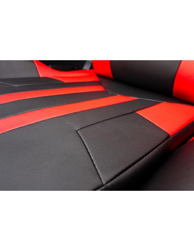 TALIUS Silla Viper Gaming Black/Red, 4D, Butterfly, Base Metal, Ruedas 60mm Nylon, Gas Clase 4