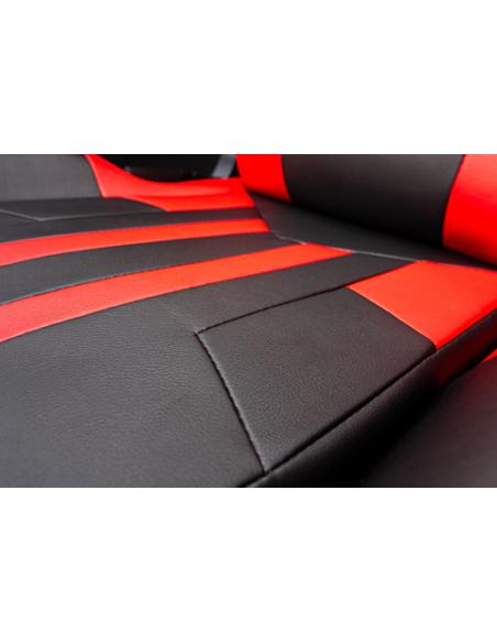 TALIUS Silla Viper Gaming Black/Red, 4D, Butterfly, Base Metal, Ruedas 60mm Nylon, Gas Clase 4
