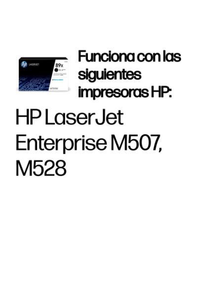 HP Cartucho de tóner Original LaserJet 89X negro de alta capacidad