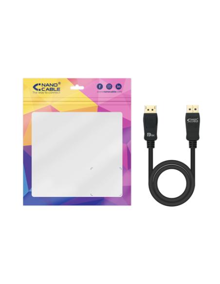 Nanocable 10.15.2501 cable DisplayPort 1 m Negro