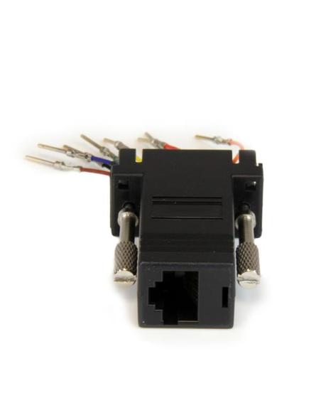 StarTech.com Adaptador Conversor Modular Serie de DB9 a RJ45 - Macho a Hembra
