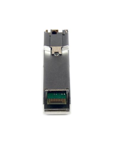StarTech.com Módulo Transceptor SFP Compatible con el Modelo SFP-GE-T de Cisco - 1000BASE-T - SFP a RJ45 Cat6 / Cat5e - 10/100/1