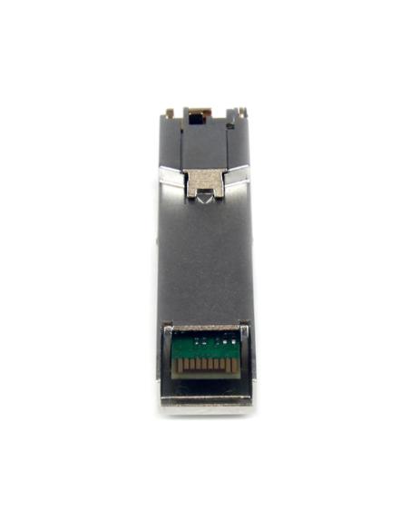 StarTech.com Módulo Transceptor SFP Compatible con el Modelo SFP-GE-T de Cisco - 1000BASE-T - SFP a RJ45 Cat6 / Cat5e - 10/100/1