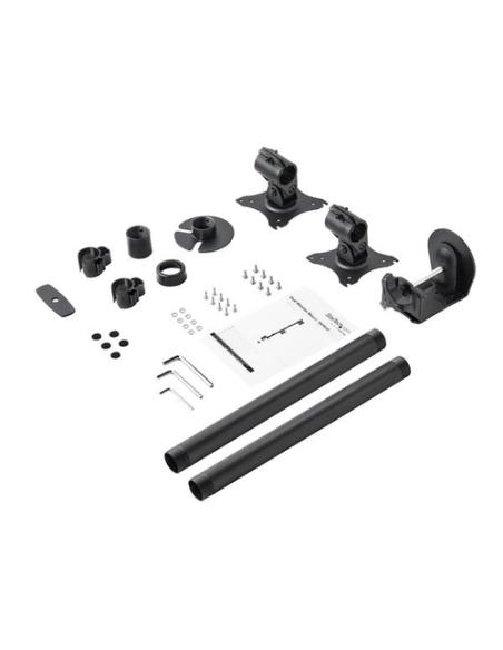 StarTech.com Base de Soporte Vertical VESA Ajustable para Dos Monitores de hasta 27 Pulgadas