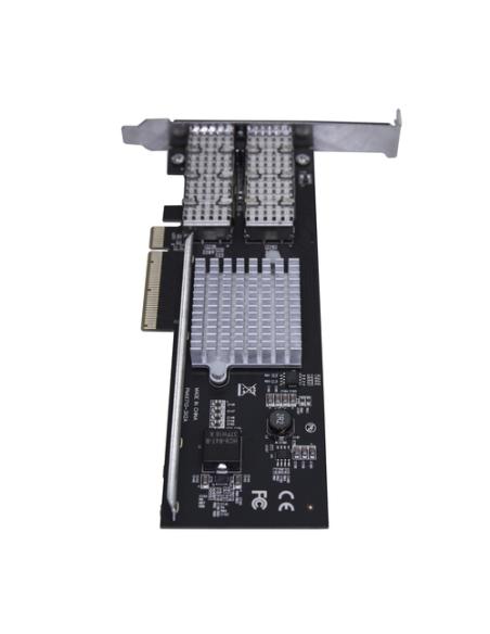 StarTech.com Tarjeta de Red QSFP+ 40G 2 Puertos - Adaptador Convergente QSFP+ Abierto Intel XL710 - NIC PCIe 40 Gigabit Ethernet