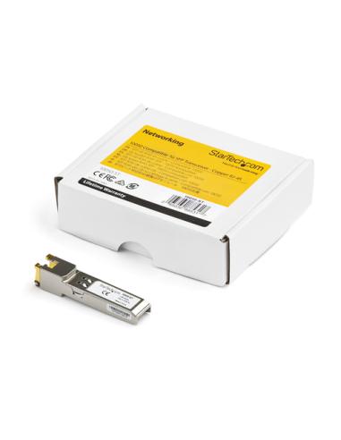 StarTech.com Módulo Transceptor SFP Compatible con el Modelo 10050 de Extreme Networks - 1000BASE-T - SFP a RJ45 Cat6 / Cat5e - 