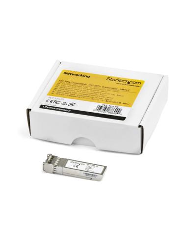 StarTech.com Módulo Transceptor SFP+ Compatible con FET-10G - 10GBASE-USR de Cisco - Fibra Multimodo (MMF) 10GbE - SFP+ Ethernet