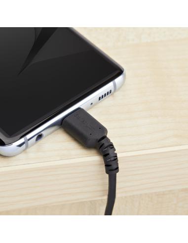 StarTech.com Cable de Carga USB-A a USB-C de 2m - Cable de Carga Rápida y Sincronización USB 2.0 de Servicio Pesado - Cable de D
