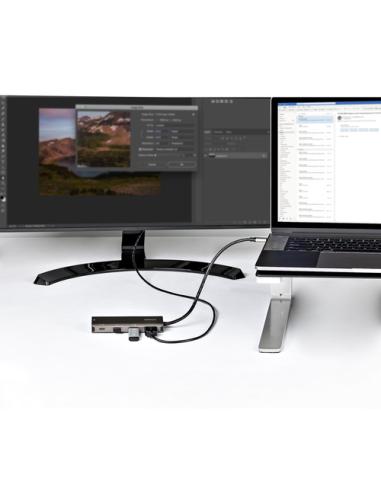 StarTech.com Adaptador Multipuertos USB C - Mini Docking Station USB Tipo C con HDMI de 4K 30Hz - con PD de 100W - con Hub Ladró