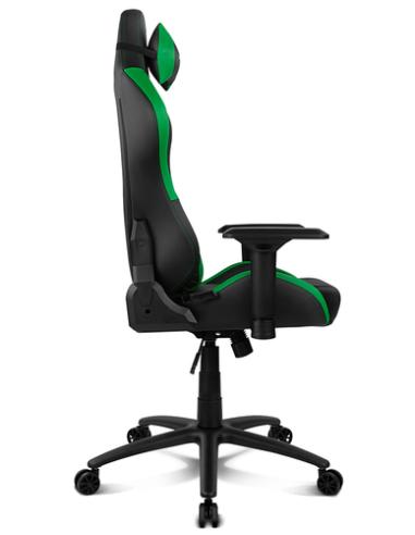 DRIFT DR250 Silla para videojuegos de PC Asiento acolchado tapizado Negro, Verde