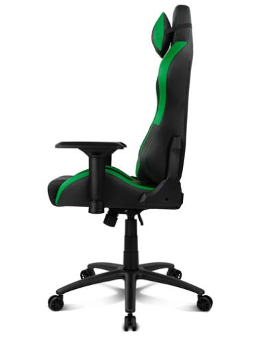DRIFT DR250 Silla para videojuegos de PC Asiento acolchado tapizado Negro, Verde