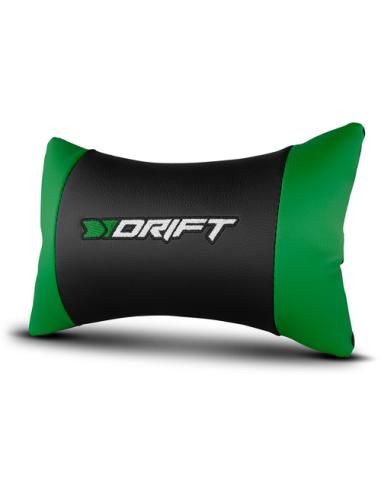DRIFT DR250 Silla para videojuegos de PC Asiento acolchado tapizado Negro, Verde