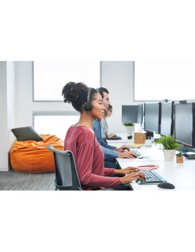 Logitech 981-000870 auricular y casco Auriculares Alámbrico Diadema Llamadas/Música USB Tipo C Grafito