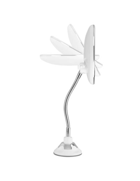 Orbegozo ESP 1020 espejo para maquillaje Ventosa Alrededor Plata, Blanco