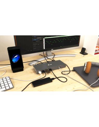 i-tec USB 3.0 / USB-C / Thunderbolt 3 Dual Display Docking Station