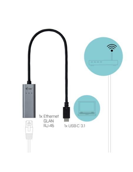 i-tec Metal USB-C Gigabit Ethernet Adapter
