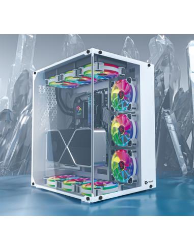 TALIUS CAJA ATX GAMING CRONOS FROST RGB CRISTAL TEMPLADO USB 3.0