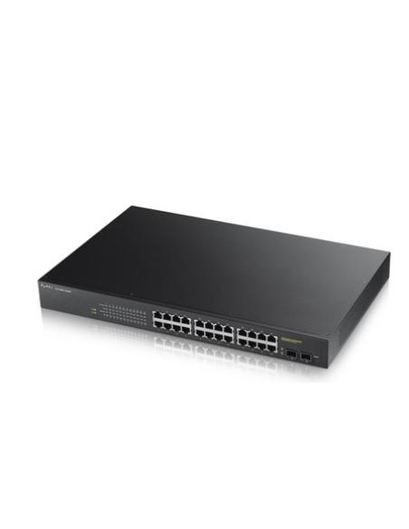 Zyxel GS1900-24HP Gestionado Gigabit Ethernet (10/100/1000) 1U Negro