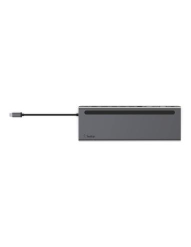 Belkin INC004BTSGY base para portátil y replicador de puertos Alámbrico USB 3.2 Gen 1 (3.1 Gen 1) Type-C Negro, Gris