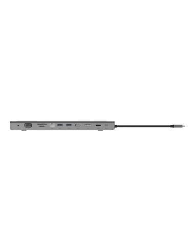 Belkin INC004BTSGY base para portátil y replicador de puertos Alámbrico USB 3.2 Gen 1 (3.1 Gen 1) Type-C Negro, Gris